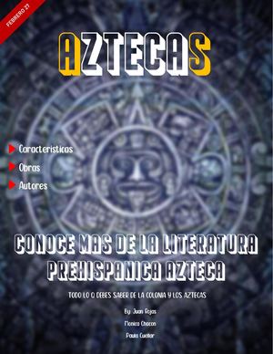 Literatura Prehispánica y de la Colonia