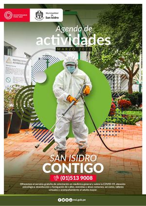 Agenda de actividades - Marzo 2021