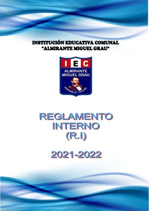 Reglamento Interno 2021
