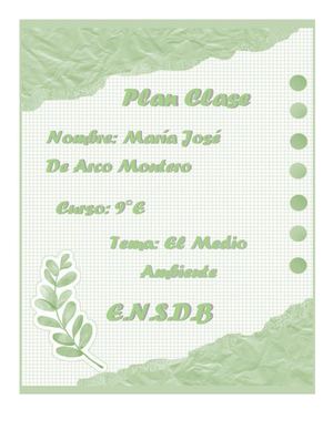 PLAN CLASE