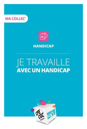 Ma Collec Je travaille avec Un Handicap