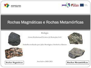 Rochas Magmáticas E Metamórficas