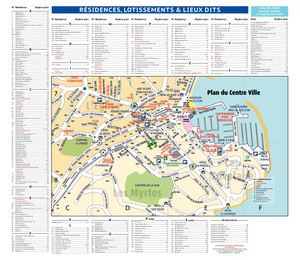 Plan De Ville Cavalaire Centre Ville