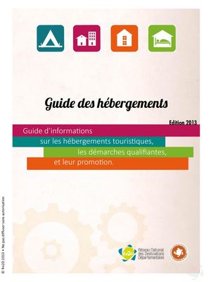 Guide des hébergements