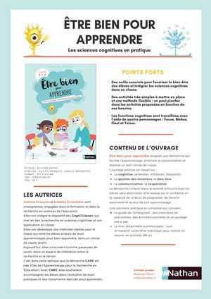 Cp ÊTre Bien Pour Apprendre