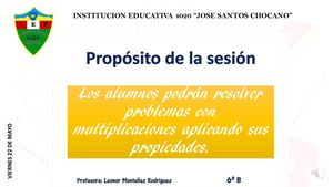 Propiedades De La Multiplicacion-Leonor Montañez Rodriguez