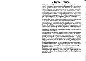 L'hôpital Se Refait Une Santé Jhm 060221