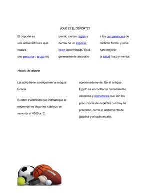 Qué Es El Deporte