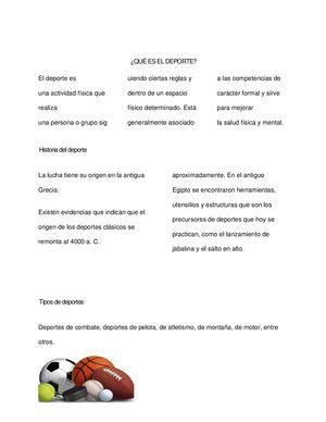 Qué Es El Deporte