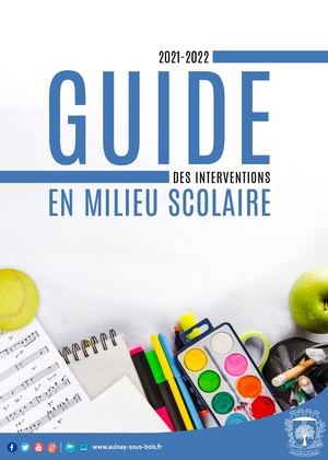 Guide des Interventions en milieu scolaire 2021/2022