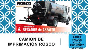 Camion De Imprimacion Rosco