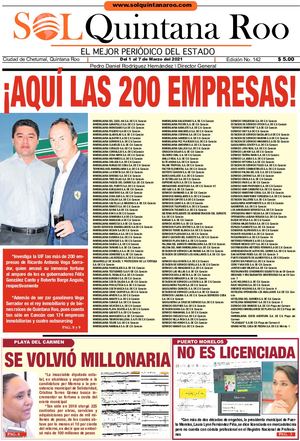 SOL QUINTANA ROO - EDICIÓN 142