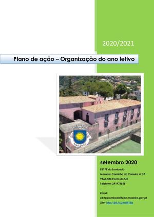 Plano De Ação 2020 2021