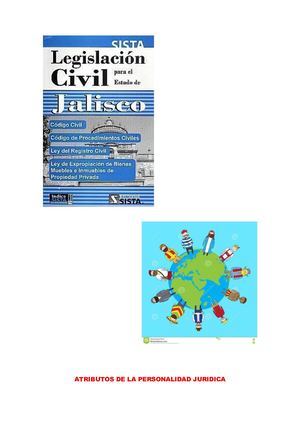 Atributos De La Personalidad Juridica