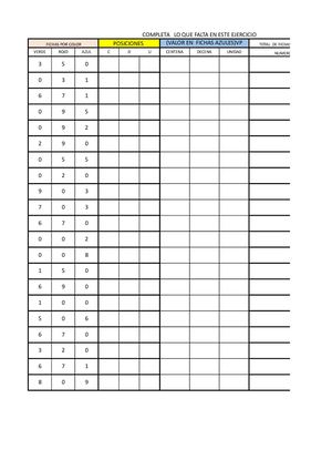 Ejercicios De COMPRENSION  DEL CAJERO
