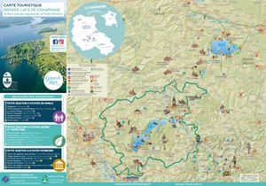 Carte Touristique Du Pnr De La Forêt D'orient Et Des Grands Lacs De Champagne 2020