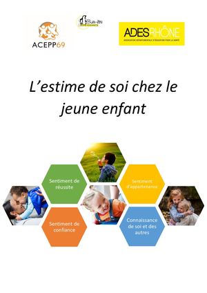 Estime de Soi chez le jeune enfant par l'Acepp 69 et l'Ades du Rhone
