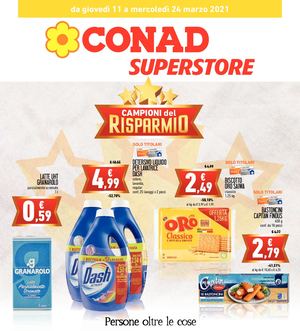 Volantino Conad Superstore Piemonte Nord Ovest 11 Marzo 24 Marzo