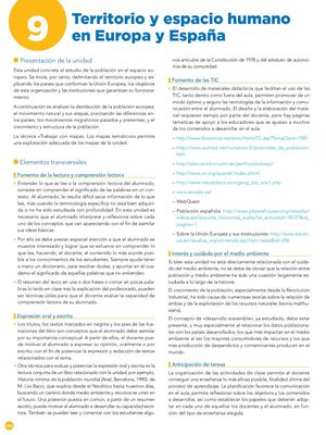 Unidad 9 Territorio Y Espacio En Europa Y España