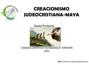 Folleto Creacionismo