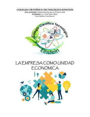 La Empresa Como Unidad Económica