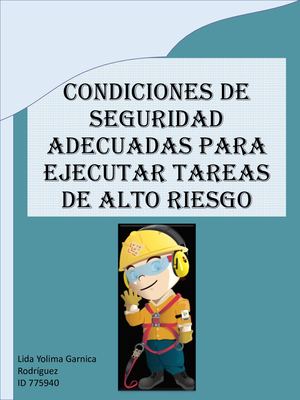 Condiciones De Seguridad Adecuadas Para Ejecutar Tareas De