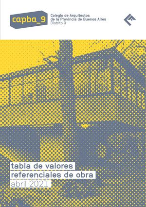 Tablas Valores Abril 2021