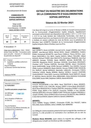 CC 2021 023 DHL - Coeur De Ville - Conv Cadre Pluri Annuelle - Extens Périmètre