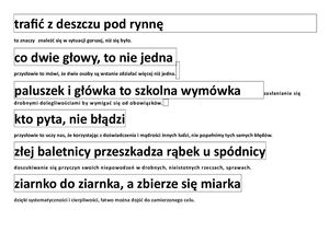 Przysłowia Polskie Na Konkurs Kl 2b Kopia