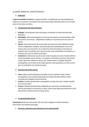 Género Dramático