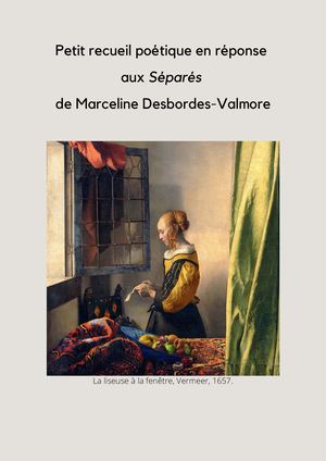 Vos Reponses à Marceline Desbordes-Valmore