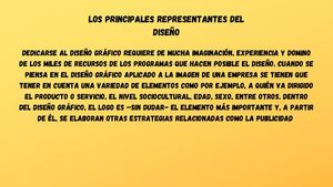 Los Principales Representantes Del Diseño