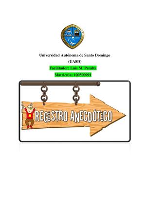 Registro Anecdótico
