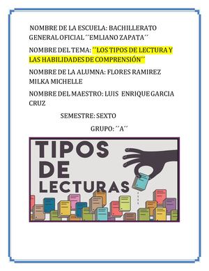 Tipos De Lectura
