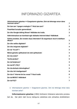 Informazio Gizartea Maria