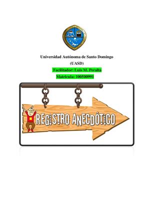 Registro Anecdótico