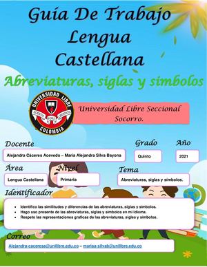 Guia Abreviaturas,siglas Y Simbolos, Quinto