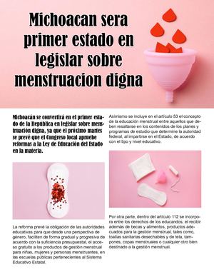 Menstruacion Digna