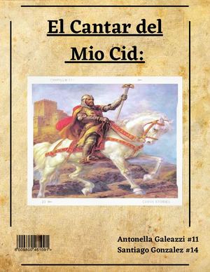 El Cantar Del Mio Cid