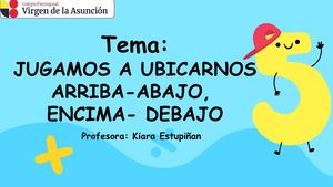 Clase 1 Arriba Abajo Encima Debajo