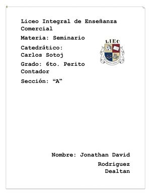 Proyecto De Vida Jonathan R