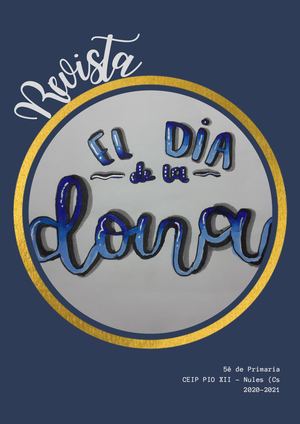 Revista: El dia de la dona - 5é Pio XII - 8 de març del 2021