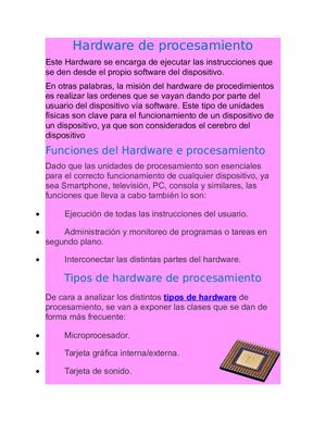 Tipos De Hardware