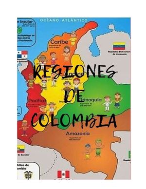 Regiones De Colombia- María José Medina