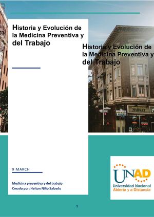Medicina Preventiva Y Del Trabajo Infografia