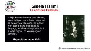 Exposition Gisèle Halimi - "La voix des femmes !"