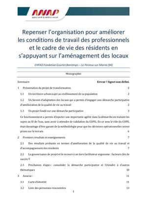 Retex transformation EHPAD Fondation Gourlet Bontemps