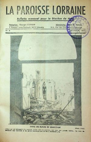 Paroisse Lorraine 1946-02