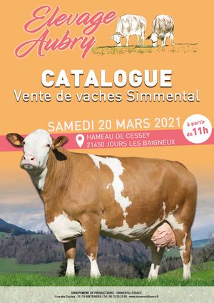 Catalogue Vente Simmental à l'élevage Aubry (21)