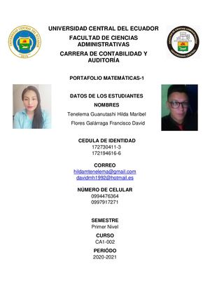 Portafolio Matemáticas- Hilda Tenelema- Francisco Flores- CA1- 02